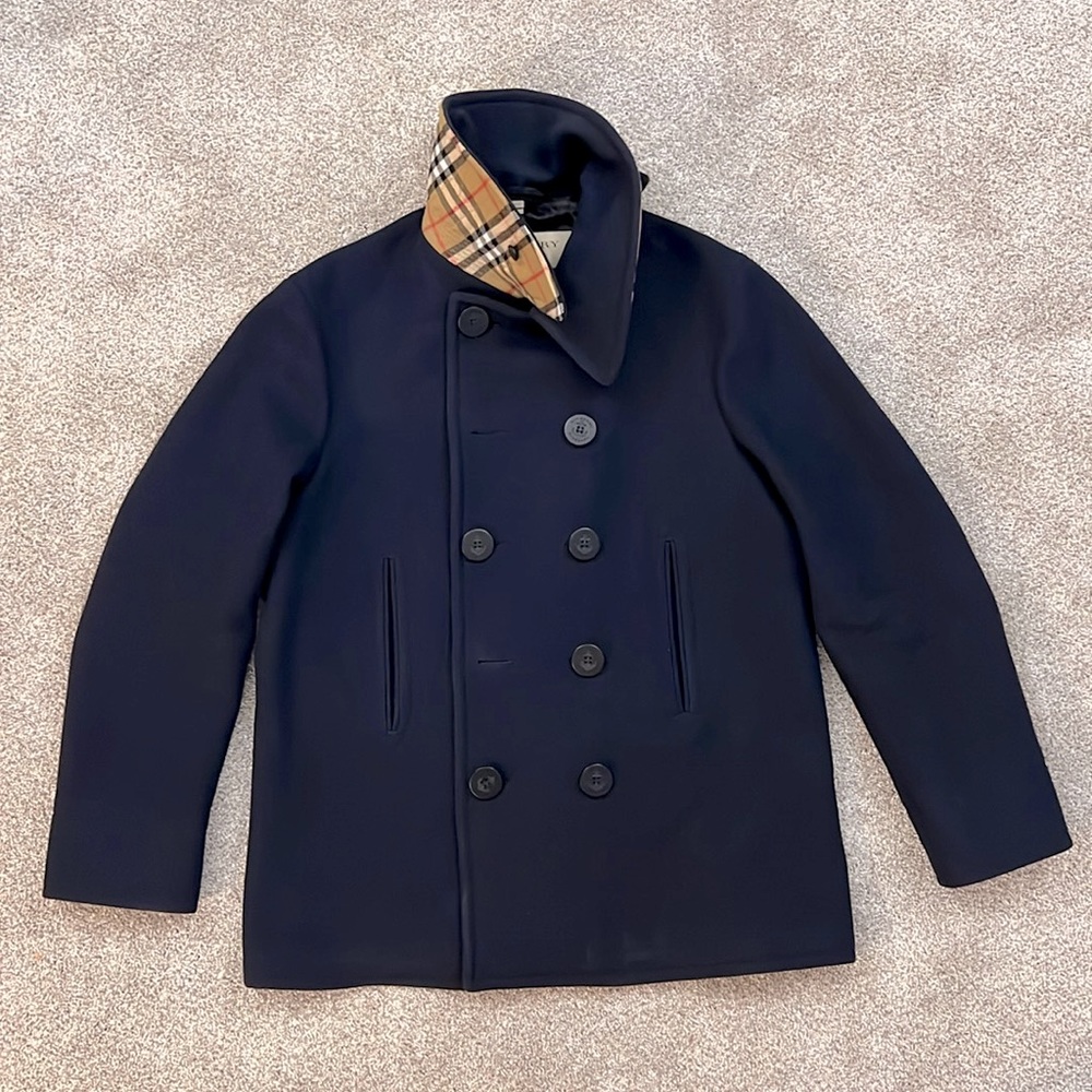 Burberry Peacoat - Blue - XXL / IT56